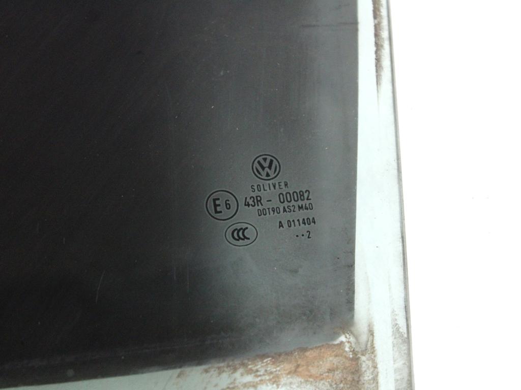 3AF845025 VETRO SCENDENTE PORTA POSTERIORE SINISTRA OSCURATO CON PELLICOLA VOLKSWAGEN PASSAT SW 1.4 M 110KW AUT 5P (2012) RICAMBIO USATO 