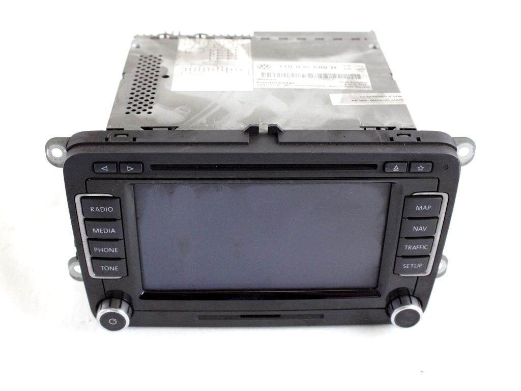 1T0035680H AUTORADIO CON SISTEMA DI NAVIGAZIONE SATELLITARE VOLKSWAGEN PASSAT SW 1.4 M 110KW AUT 5P (2012) RICAMBIO USATO 