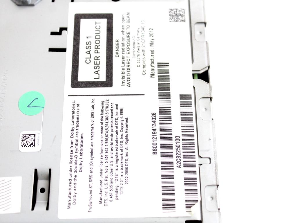 1T0035680H AUTORADIO CON SISTEMA DI NAVIGAZIONE SATELLITARE VOLKSWAGEN PASSAT SW 1.4 M 110KW AUT 5P (2012) RICAMBIO USATO 