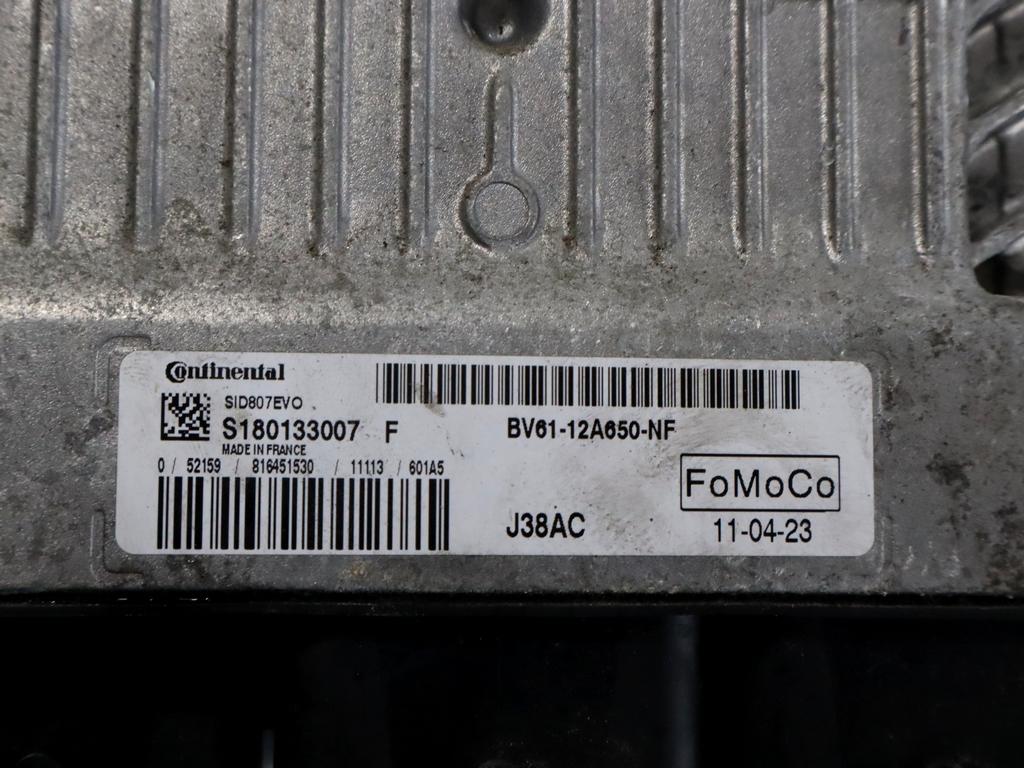 BV61-12A650-NF KIT ACCENSIONE AVVIAMENTO FORD FOCUS 1.6 D 85KW 6M 5P (2011) RICAMBIO USATO CON CENTRALINA MOTORE, QUADRO STRUMENTI CONTACHILOMETRI, BLOCCHETTI ACCENSIONE APERTURA CON CHIAVE BV6T-14014-AMC 3M51-3F880-AE BM5T-10849-CN