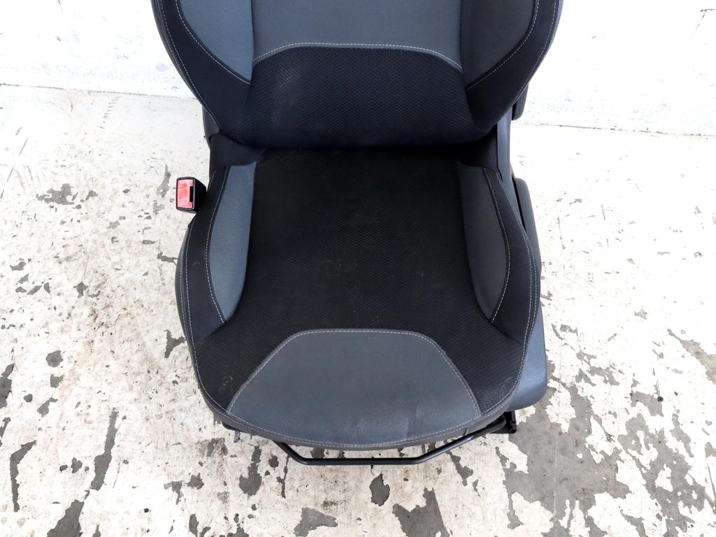 1609960080 SEDILE ANTERIORE SINISTRO GUIDATORE CITROEN C3 1.1 B 44KW 5M 5P (2012) RICAMBIO USATO