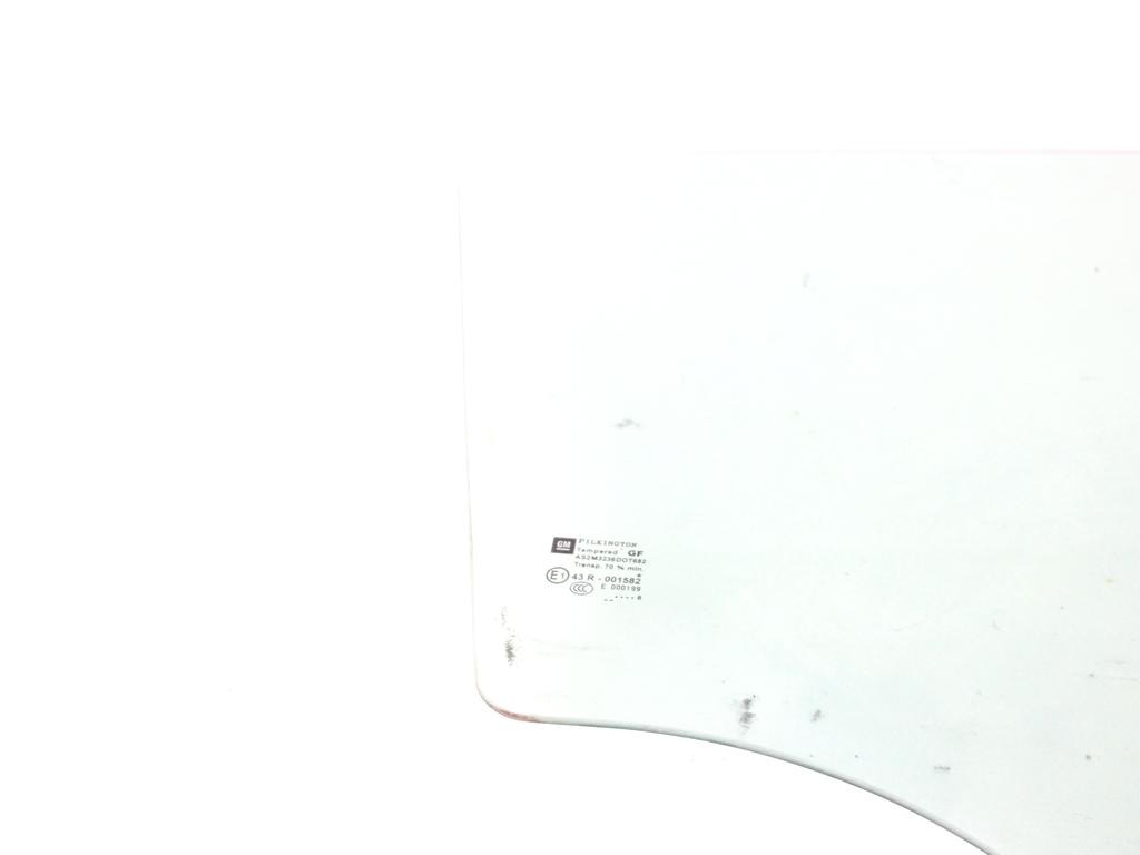 93183269 VETRO SCENDENTE PORTA POSTERIORE DESTRA OPEL ASTRA H 1.4 B 66KW 5M 5P (2008) RICAMBIO USATO