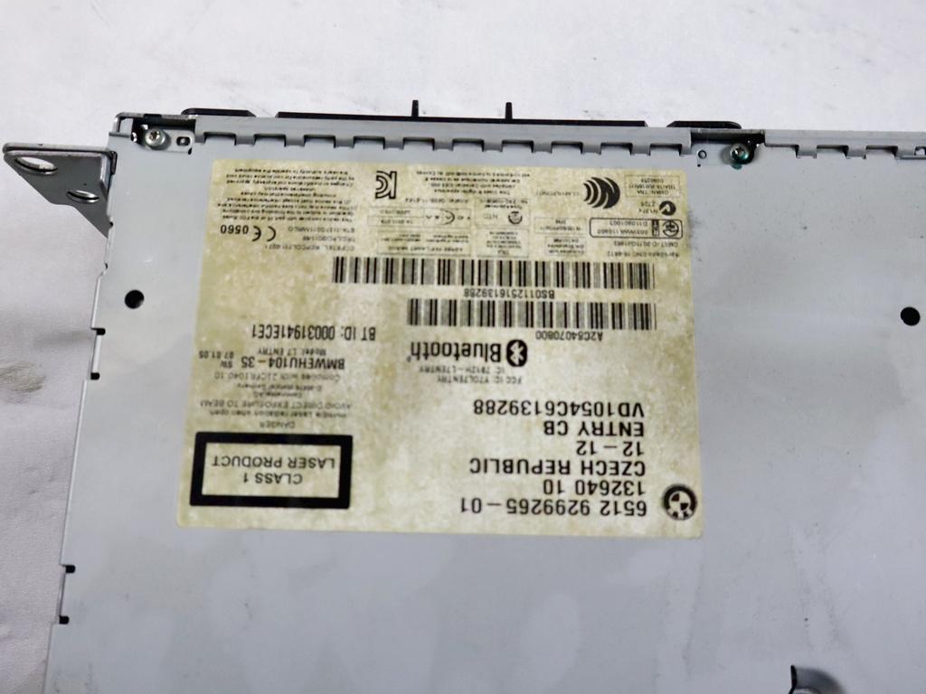 65129299265 CENTRALINA SISTEMA DI NAVIGAZIONE SATELLITARE BMW SERIE 3 316D F31 SW 2.0 D 85KW 6M 5P (2013) RICAMBIO USATO
