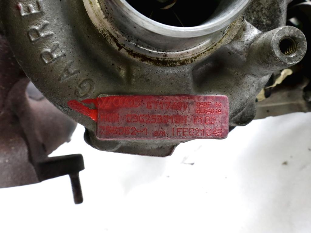 MN980201 TURBINA TURBOCOMPRESSORE MITSUBISHI GRANDIS 2.0 D 100KW 6M 5P (2007) RICAMBIO USATO 03G253019H