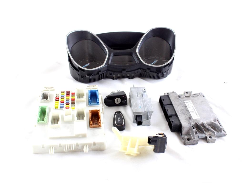 BV61-12A650-CKC KIT ACCENSIONE AVVIAMENTO FORD C-MAX 1.6 G 88KW 5M 5P (2014) RICAMBIO USATO CON CENTRALINA MOTORE, QUADRO STRUMENTI CONTACHILOMETRI, BLOCCHETTI ACCENSIONE APERTURA CON CHIAVE AV6N-3F880 7S7T-19H386-DA DV6T-14A073-HH