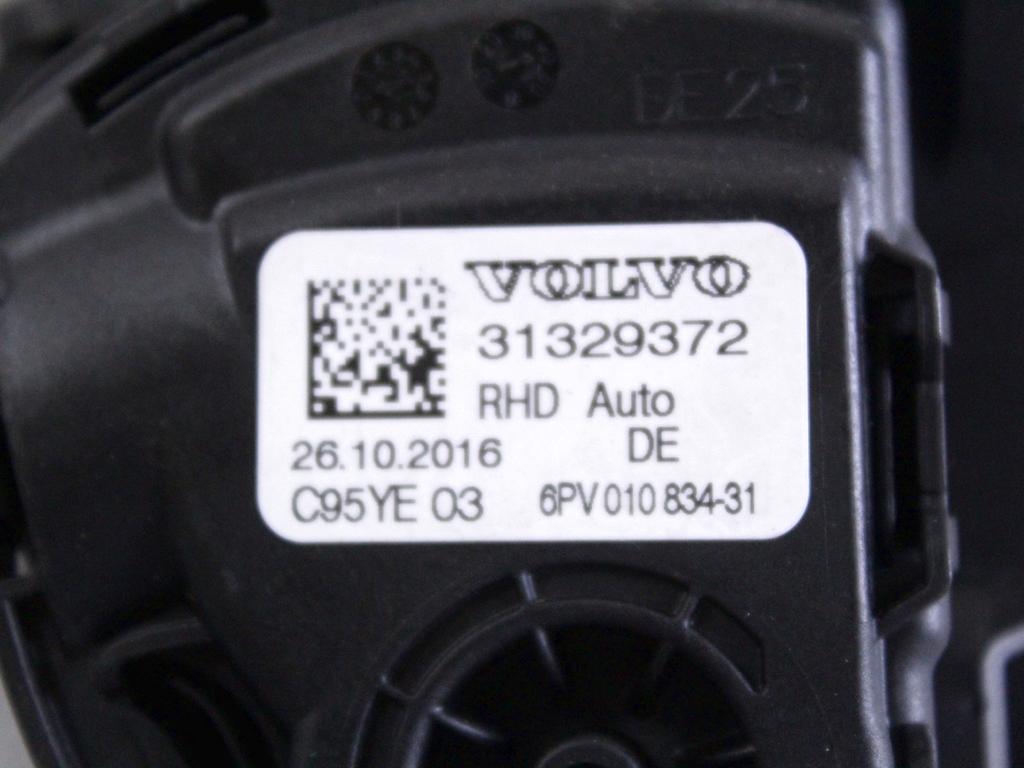 31329372 PEDALE ACCELERATORE VOLVO XC60 2.0 D RHD 140KW AUT 5P (2017) RICAMBIO USATO 