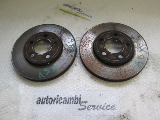 SPREDNJI ZAVORNI DISKI OEM N. 6Q0615301 ORIGINAL REZERVNI DEL VOLKSWAGEN POLO 9N (10/2001 - 2005) BENZINA LETNIK 2004