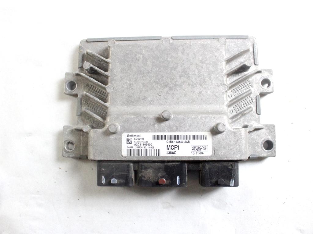 G1B1-12A650-AAB KIT ACCENSIONE AVVIAMENTO FORD FIESTA 1.4 G 71KW 5M 5P (2017) RICAMBIO USATO CON CENTRALINA MOTORE, QUADRO STRUMENTI CONTACHILOMETRI, BLOCCHETTI ACCENSIONE APERTURA CON CHIAVE 8A6T-15607-AC C1BT-10849-EAX