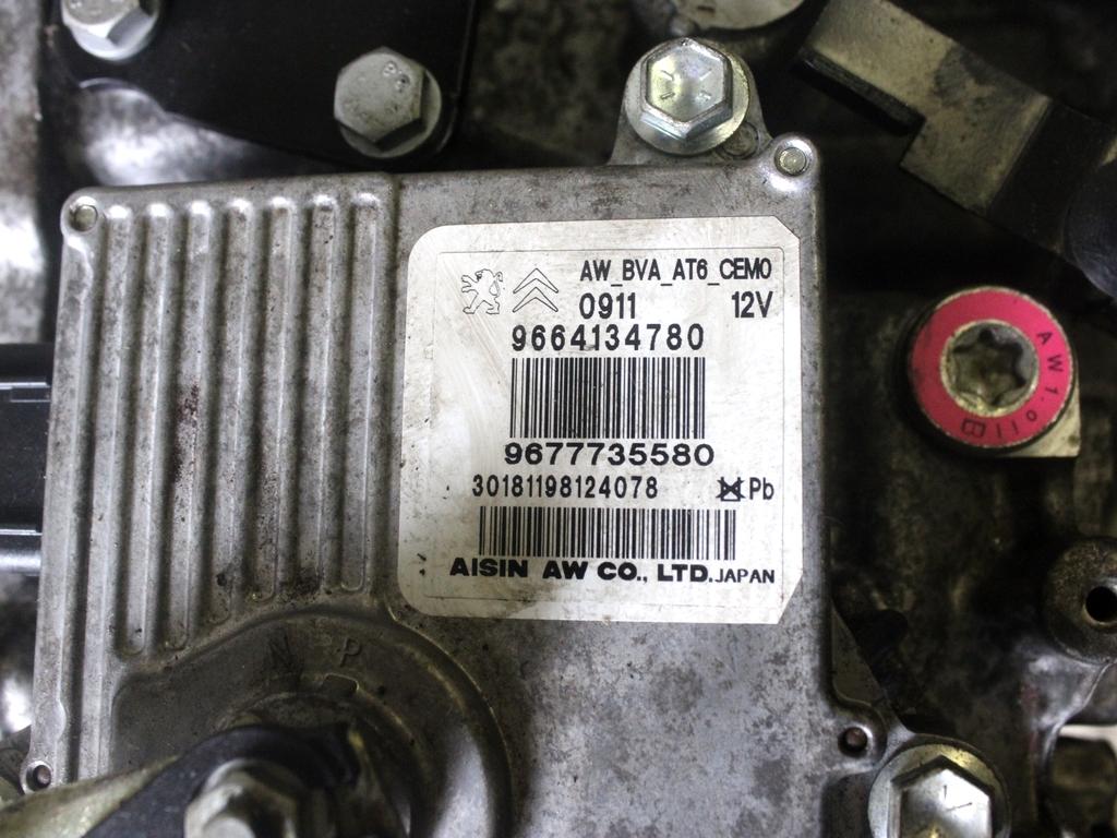 2231L9 CAMBIO AUTOMATICO CITROEN C5 SW 2.0 D 120KW AUT 5P (2012) RICAMBIO USATO 9664134780 9677735580 9677735580