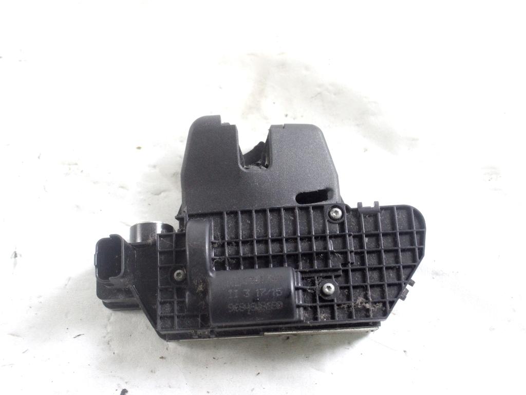 9151487499 CHIUSURA SERRATURA PORTELLONE COFANO POSTERIORE BAULE CITROEN C3 1.4 D 50KW 5M 5P (2015) RICAMBIO USATO