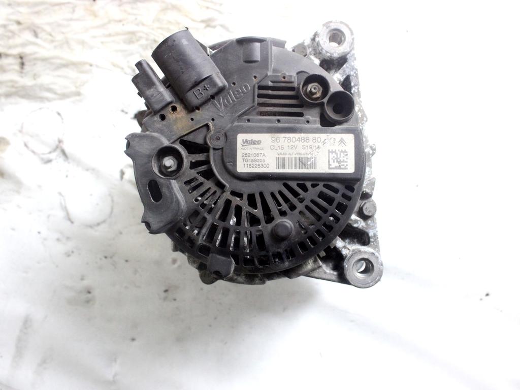 9678048880 ALTERNATORE CITROEN C3 1.4 D 50KW 5M 5P (2015) RICAMBIO USATO