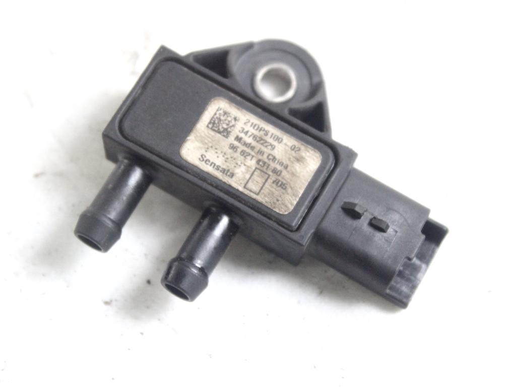 9662143180 SENSORE DI PRESSIONE SCARICO CITROEN C3 1.4 D 50KW 5M 5P (2015) RICAMBIO USATO
