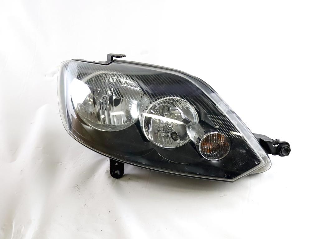5M1941006G FARO FANALE ANTERIORE DESTRO VOLKSWAGEN GOLF PLUS 1.6 D 77KW 5M 5P (2010) RICAMBIO USATO SUPPORTO LEGGERMENTE DANNEGGIATO