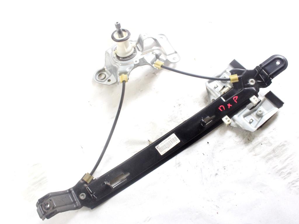 1P0839462 MECCANISMO ALZA-VETRO ALZA-CRISTALLO PORTA POSTERIORE DESTRA MANUALE SEAT LEON 1.9 D 66KW 5M 5P (2009) RICAMBIO USATO 