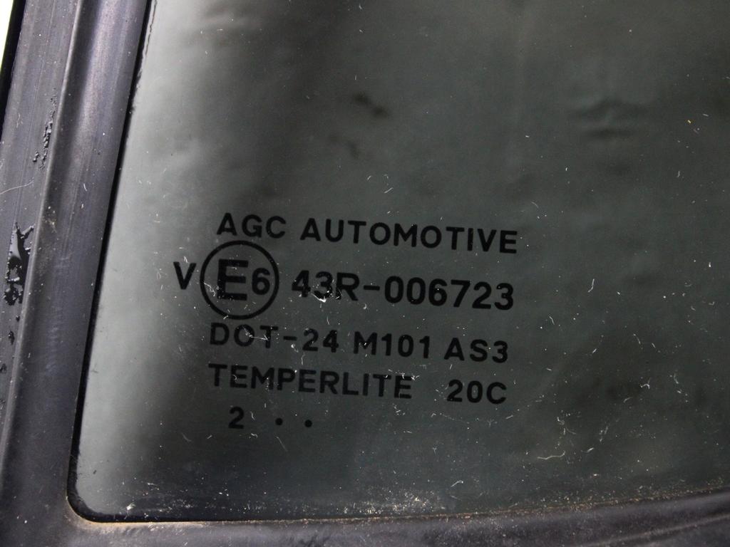 8455668L10000 VETRO FISSO PORTA POSTERIORE SINISTRA OSCURATO SUZUKI SWIFT 1.2 B 69KW AUT 5P (2013) RICAMBIO USATO
