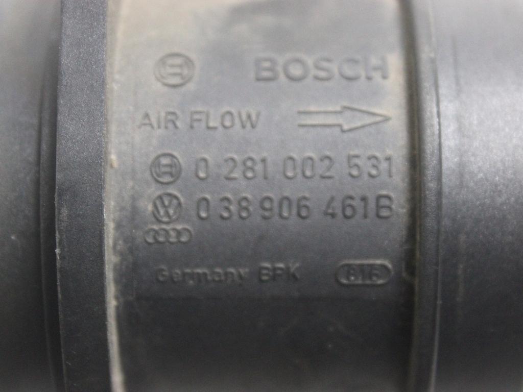 038906461B FLUSSOMETRO DEBIMETRO SEAT LEON 1.9 D 66KW 5M 5P (2009) RICAMBIO USATO 