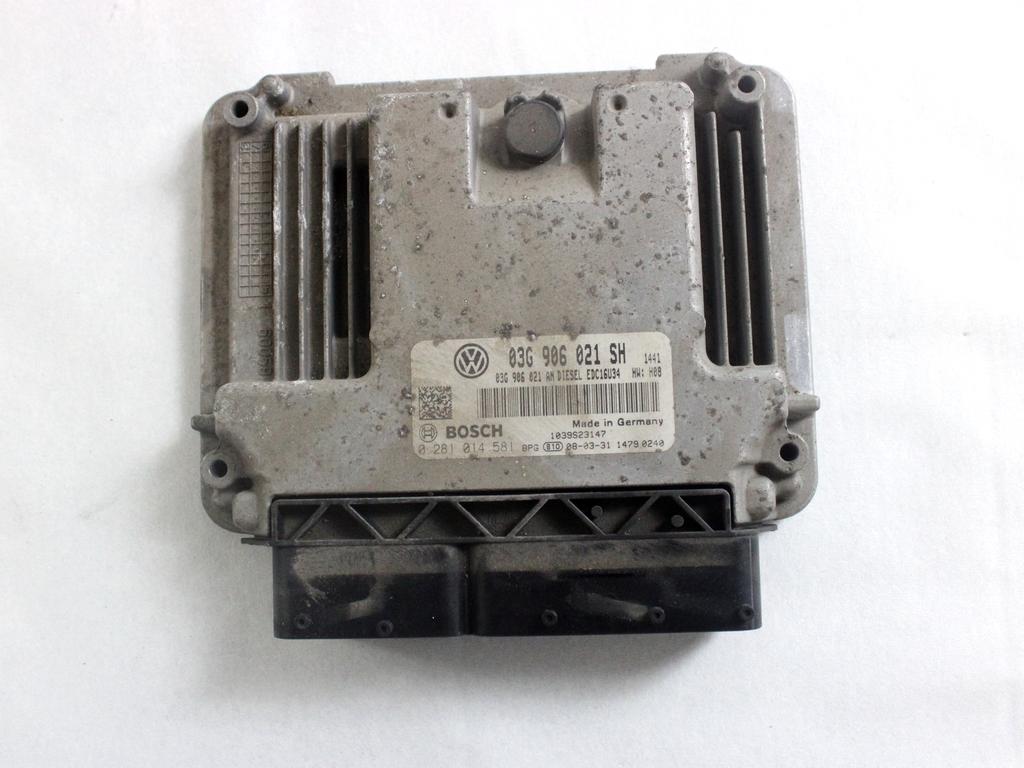 03G906021SH KIT ACCENSIONE AVVIAMENTO SEAT LEON 1.9 D 66KW 5M 5P (2009) RICAMBIO USATO CON CENTRALINA MOTORE, QUADRO STRUMENTI, BLOCCHETTI ACCENSIONE APERTURA CON CHIAVE 3C8937049D 1K0905851 1P0920804CX