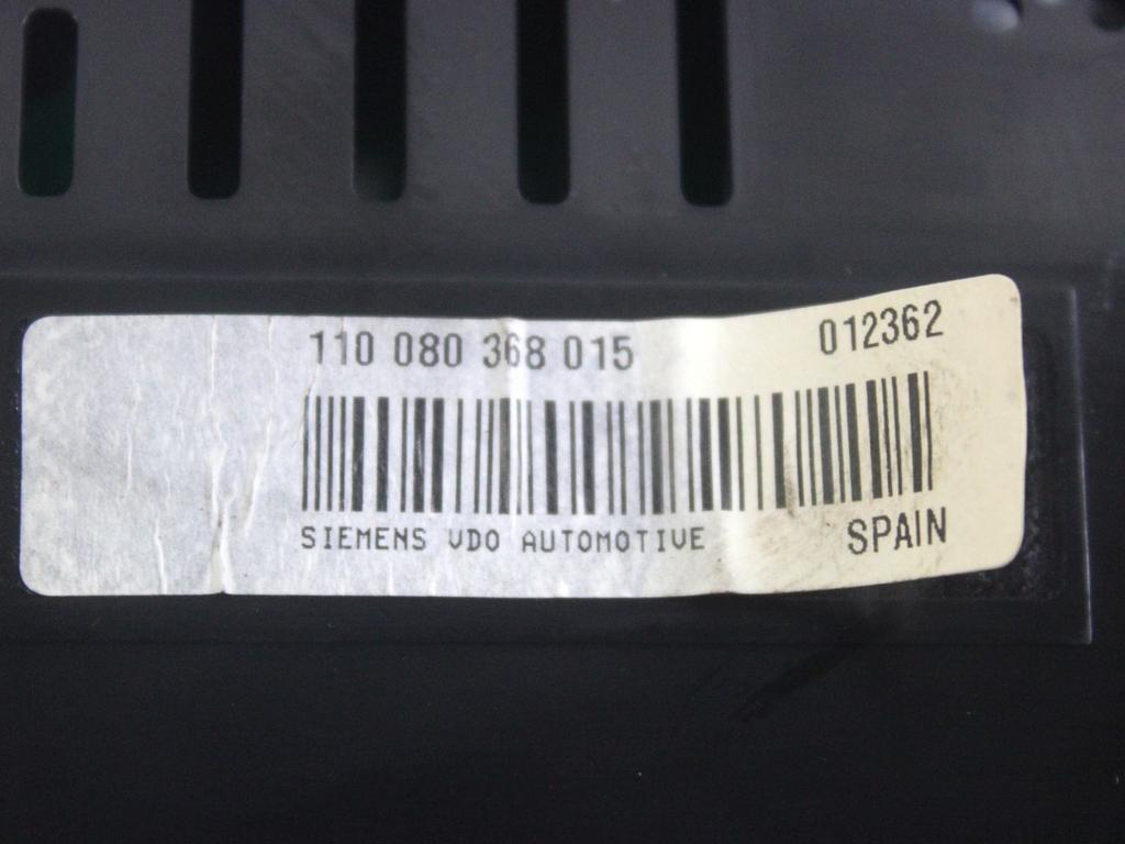03G906021SH KIT ACCENSIONE AVVIAMENTO SEAT LEON 1.9 D 66KW 5M 5P (2009) RICAMBIO USATO CON CENTRALINA MOTORE, QUADRO STRUMENTI, BLOCCHETTI ACCENSIONE APERTURA CON CHIAVE 3C8937049D 1K0905851 1P0920804CX