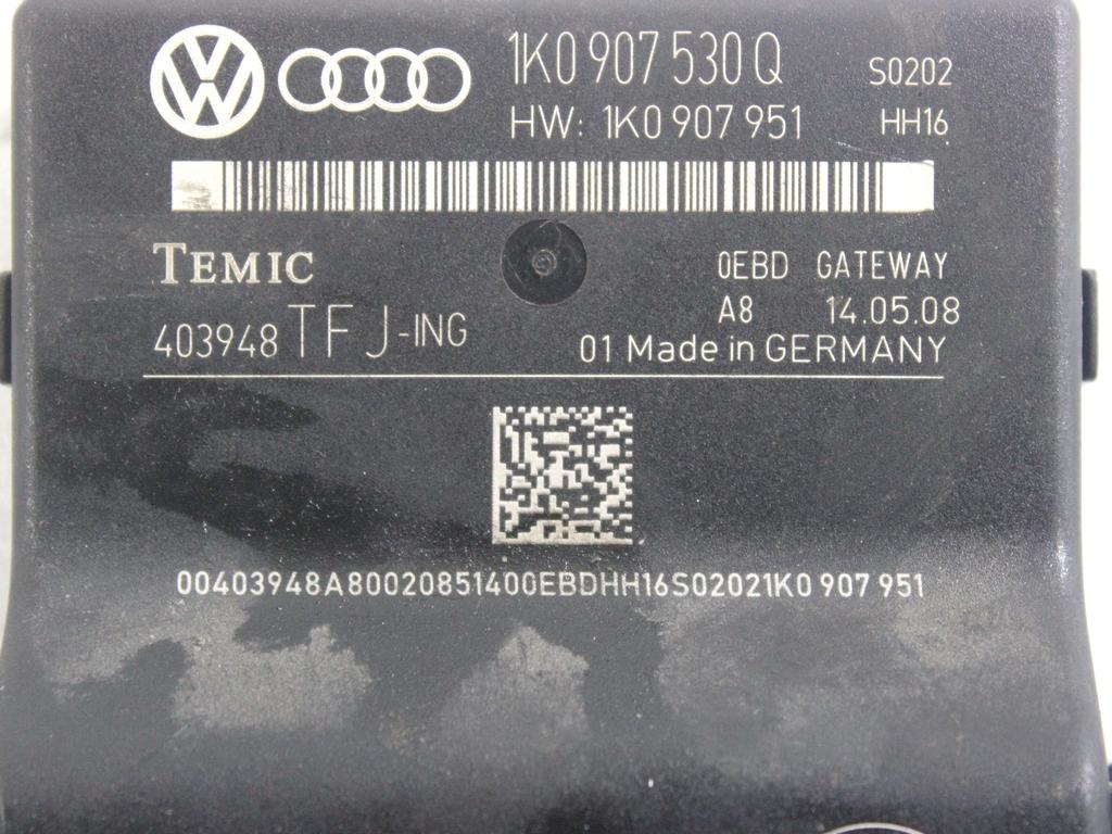 1K0907530Q CENTRALINA GATEWAY SEAT LEON 1.9 D 66KW 5M 5P (2009) RICAMBIO USATO 