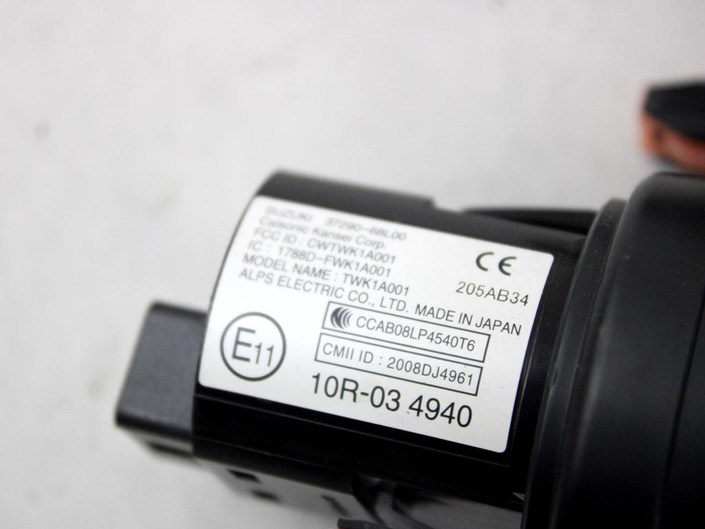 37290-68L00 COMANDO INTERRUTTORE ACCENSIONE SPEGNIMENTO ENGINE START STOP SUZUKI SWIFT 1.2 B 69KW AUT 5P (2013) RICAMBIO USATO