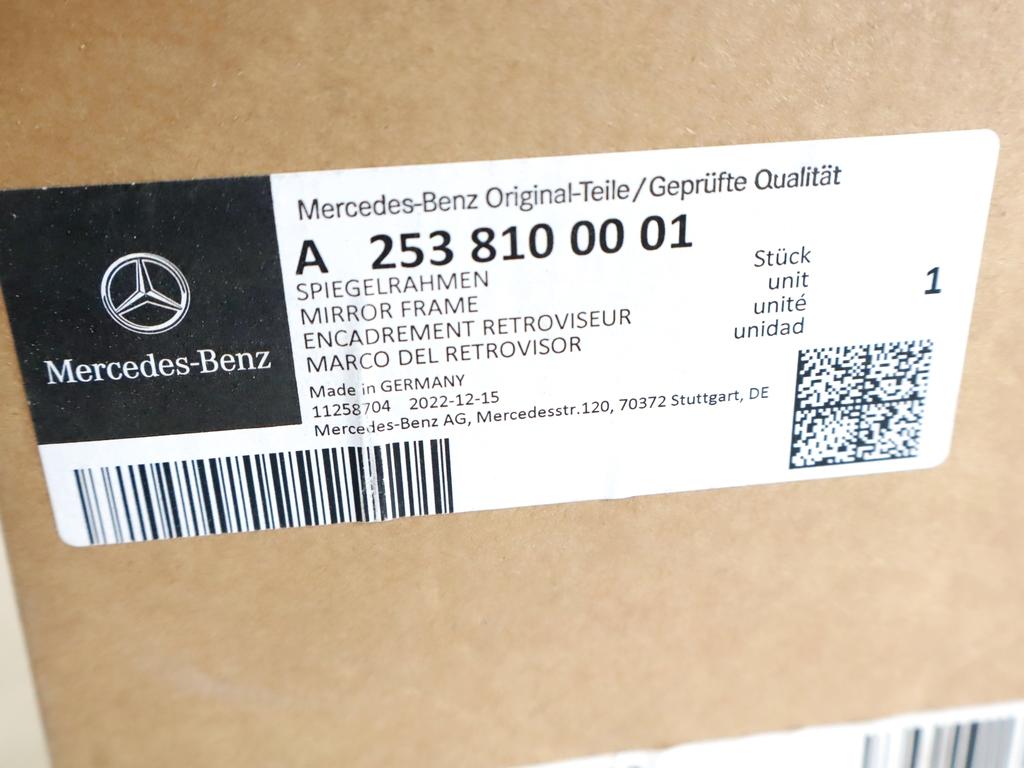 A2538100001 SPECCHIETTO RETROVISORE ESTERNO DESTRO CONNETTORE 7 PIN MERCEDES CLASSE GLC COUPÈ 2.0D 143KW AUT 5P (2021) RICAMBIO USATO CALOTTA DANNEGGIATA