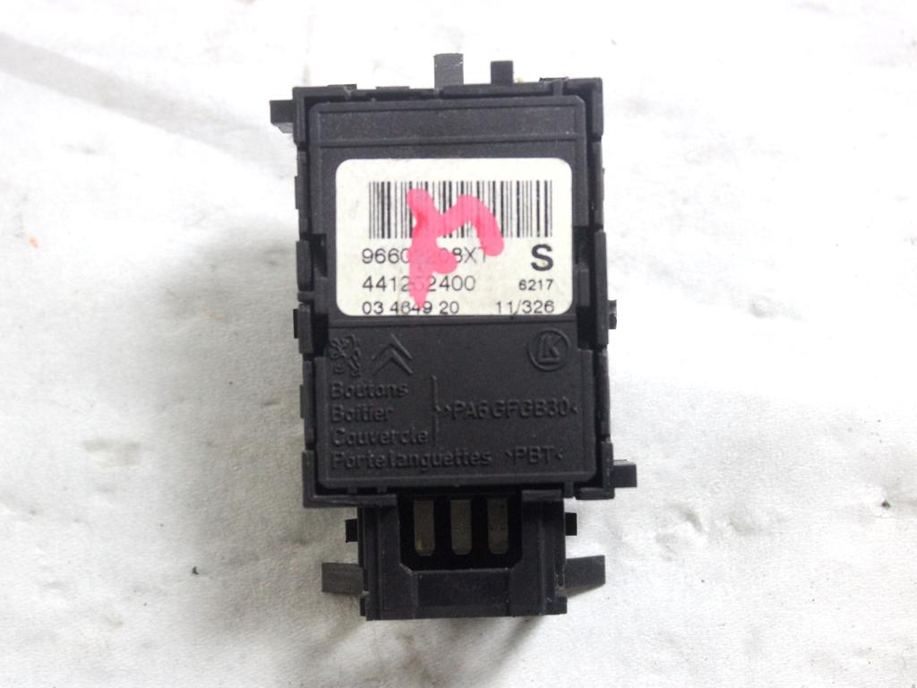 96602208XT COMANDO REGOLAZIONE SEDILE ANTERIORE CITROEN C5 SW 2.0 D 120KW AUT 5P (2012) RICAMBIO USATO