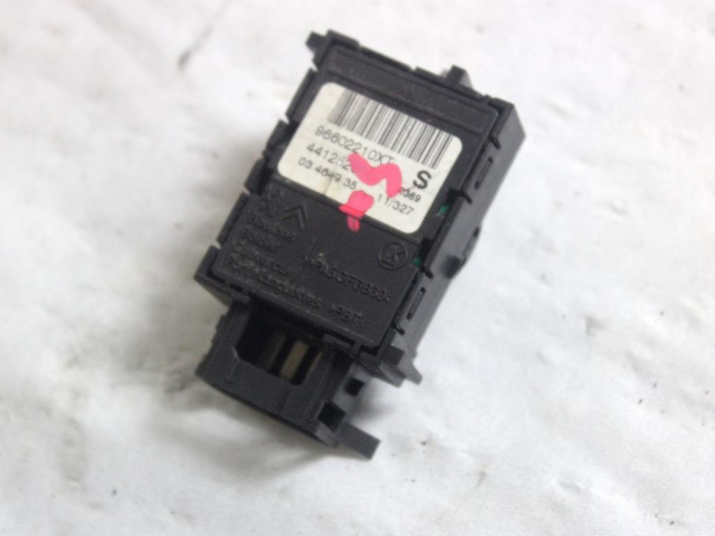 96602210XT COMANDO REGOLAZIONE SEDILE ANTERIORE CITROEN C5 SW 2.0 D 120KW AUT 5P (2012) RICAMBIO USATO