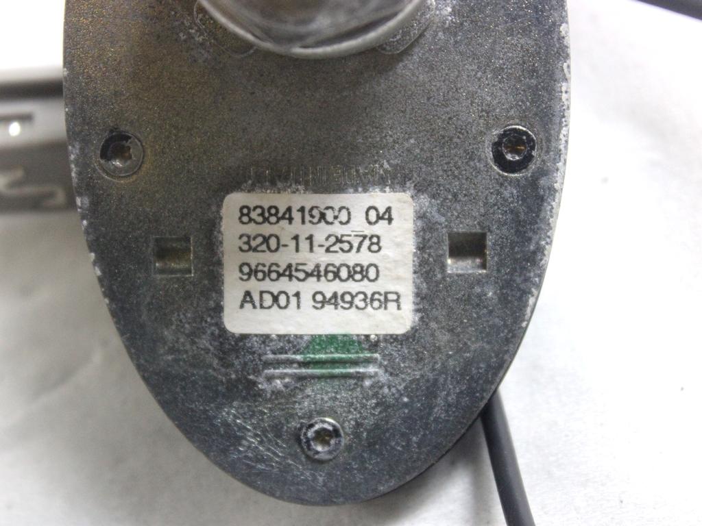 9664546080 ANTENNA AUTORADIO TETTO CITROEN C5 SW 2.0 D 120KW AUT 5P (2012) RICAMBIO USATO