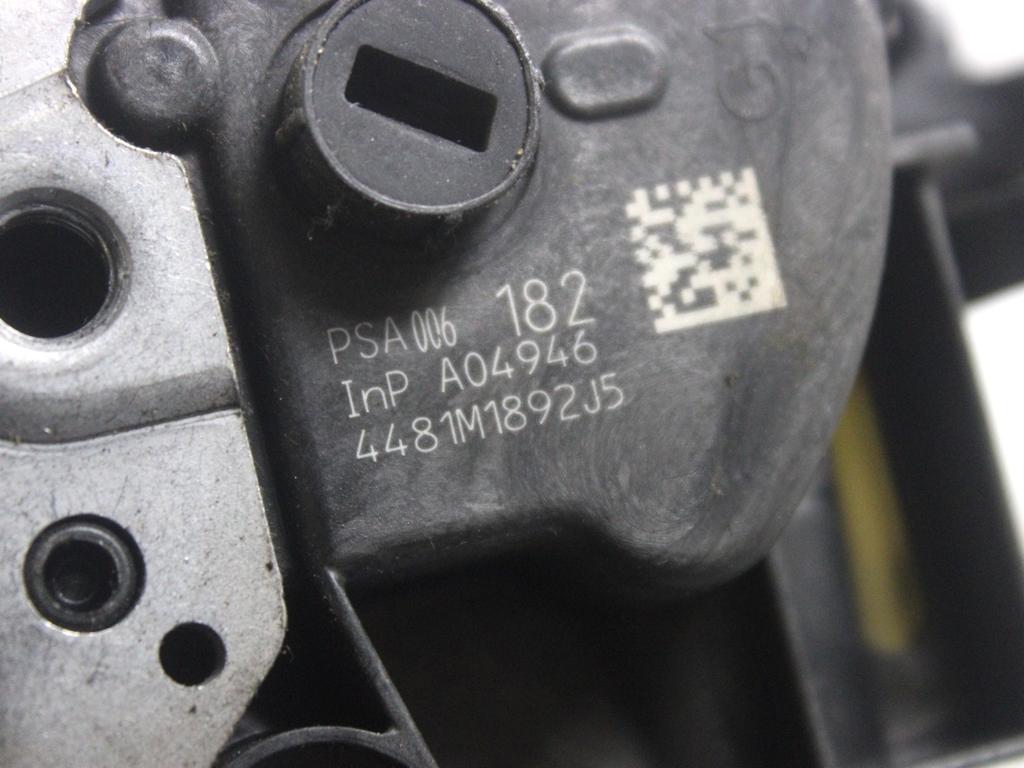 9800618280 CHIUSURA SERRATURA PORTA ANTERIORE SINISTRA CITROEN C5 SW 2.0 D 120KW AUT 5P (2012) RICAMBIO USATO