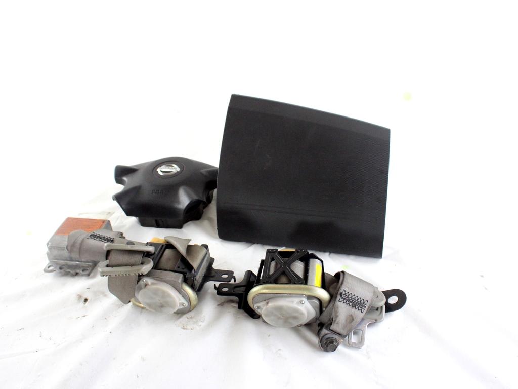 988208H405 KIT AIRBAG NISSAN X-TRAIL T30 2.2 D 4X4 100KW 6M 5P (2003) RICAMBIO USATO CON PRETENSIONATORI CINTURE DI SICUREZZA, CENTRALINA AIRBAG, AIRBAG VOLANTE GUIDATORE, AIRBAG PASSEGGERO