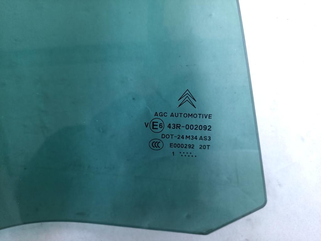 9204Q4 VETRO SCENDENTE PORTA POSTERIORE DESTRA OSCURATO CITROEN C5 SW 2.0 D 120KW AUT 5P (2012) RICAMBIO USATO