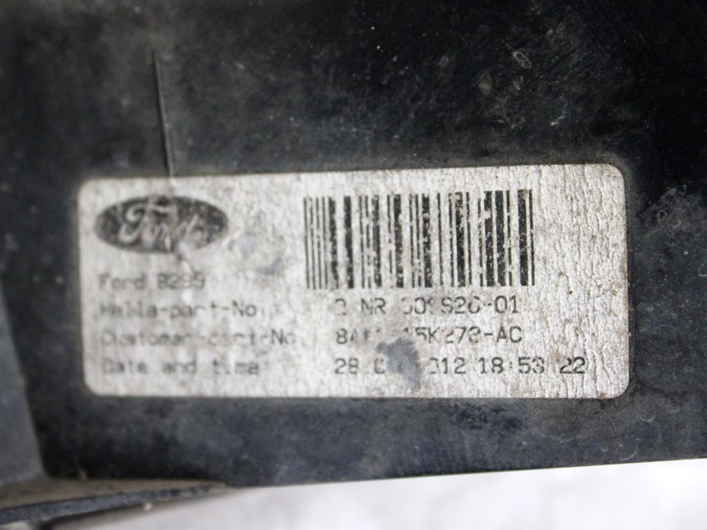 8A61-15K273-AC FARO FANALINO RETRONEBBIA POSTERIORE SINISTRO FORD FIESTA 1.4 G 71KW 5M 5P (2012) RICAMBIO USATO