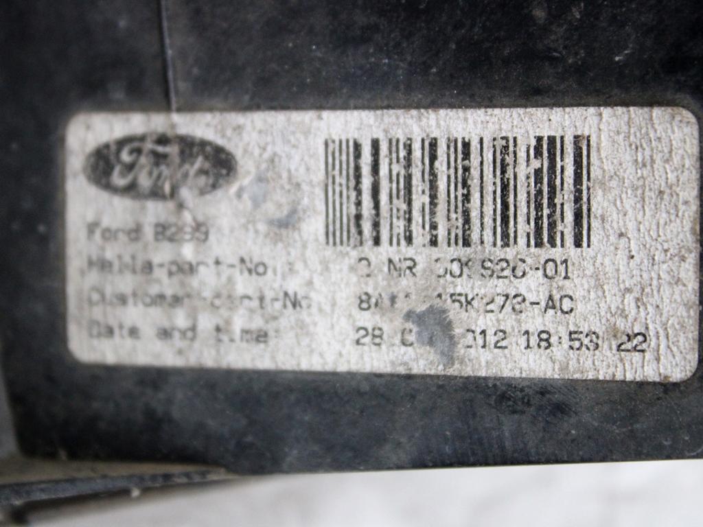 8A61-15K273-AC FARO FANALINO RETRONEBBIA POSTERIORE SINISTRO FORD FIESTA 1.4 G 71KW 5M 5P (2012) RICAMBIO USATO