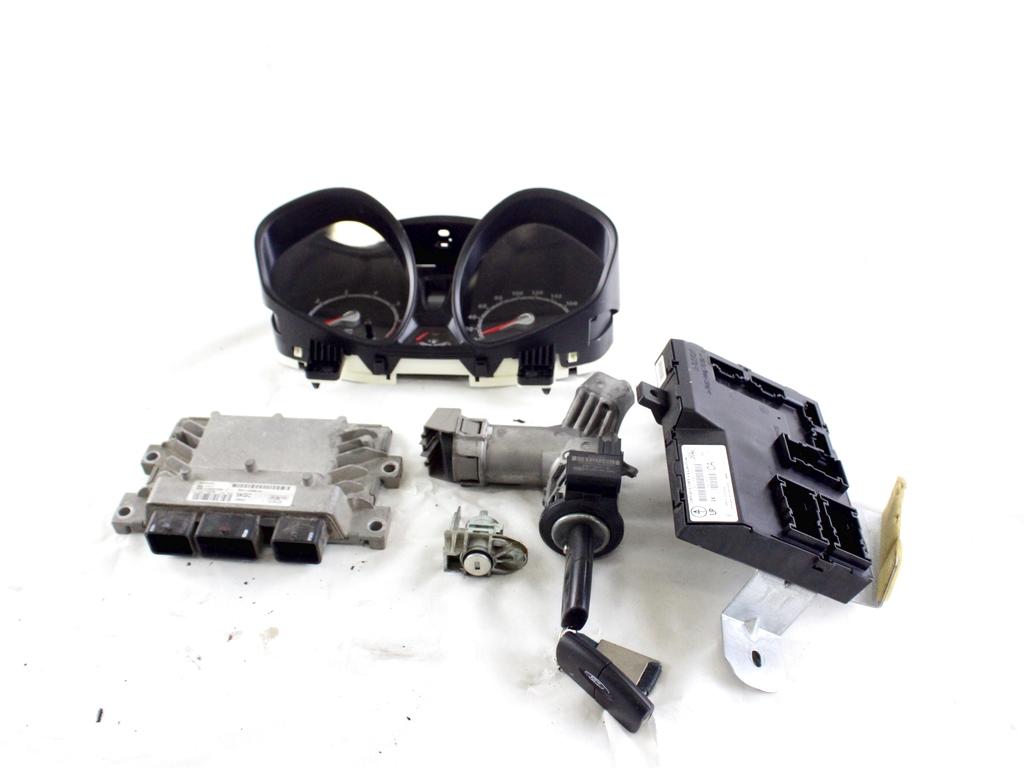 BV21-12A650-GC KIT ACCENSIONE AVVIAMENTO FORD FIESTA 1.4 G 71KW 5M 5P (2012) RICAMBIO USATO CON CENTRALINA MOTORE, QUADRO STRUMENTI CONTACHILOMETRI, BLOCCHETTI ACCENSIONE APERTURA CON CHIAVE CA6T-15K600-CA