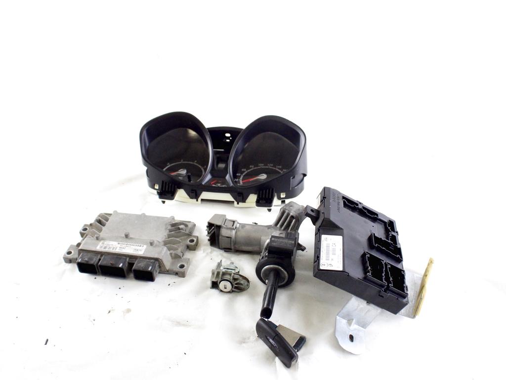BV21-12A650-GC KIT ACCENSIONE AVVIAMENTO FORD FIESTA 1.4 G 71KW 5M 5P (2012) RICAMBIO USATO CON CENTRALINA MOTORE, QUADRO STRUMENTI CONTACHILOMETRI, BLOCCHETTI ACCENSIONE APERTURA CON CHIAVE CA6T-15K600-CA