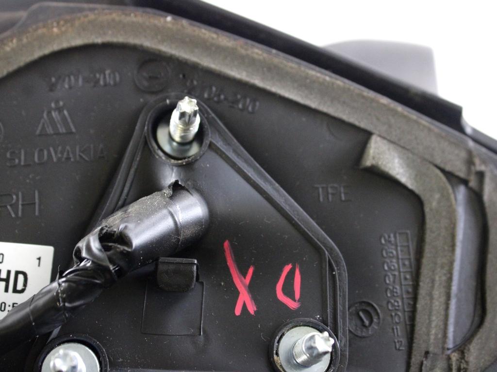 879100D250 SPECCHIETTO RETROVISORE ESTERNO DESTRO CONNETTORE 5 PIN TOYOTA YARIS 1.4 B 74KW 5M 5P (2010) RICAMBIO USATO