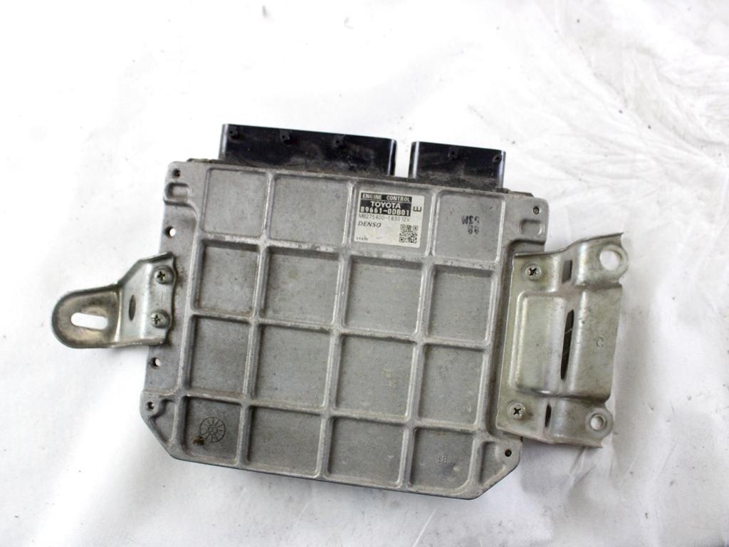89661-0DB01 KIT ACCENSIONE AVVIAMENTO TOYOTA YARIS 1.4 B 74KW 5M 5P (2010) RICAMBIO USATO CON CENTRALINA MOTORE, BLOCCHETTI ACCENSIONE APERTURA CON CHIAVE 89650-0D180 02730-0D290