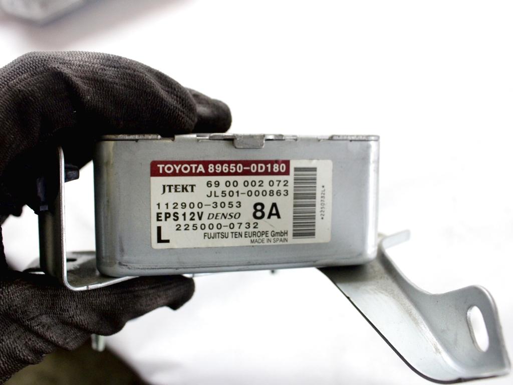89661-0DB01 KIT ACCENSIONE AVVIAMENTO TOYOTA YARIS 1.4 B 74KW 5M 5P (2010) RICAMBIO USATO CON CENTRALINA MOTORE, BLOCCHETTI ACCENSIONE APERTURA CON CHIAVE 89650-0D180 02730-0D290