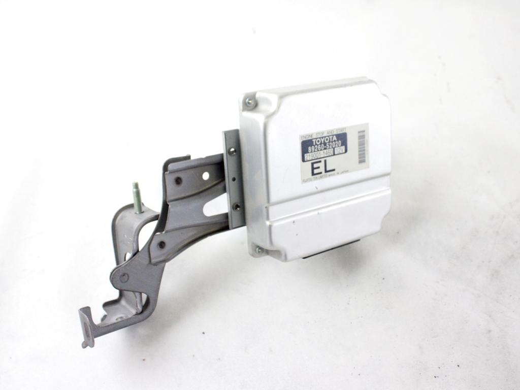 89260-52020 CENTRALINA MODULO START AND STOP TOYOTA YARIS 1.4 B 74KW 5M 5P (2010) RICAMBIO USATO