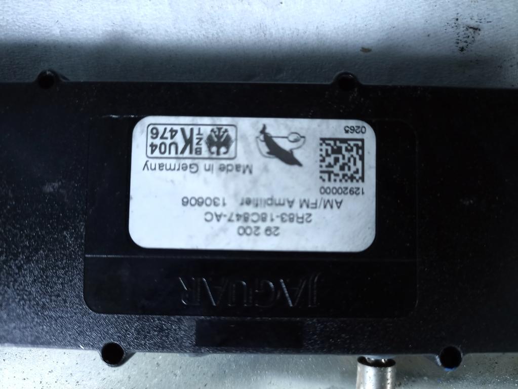 2R83-18C847-AC CENTRALINA AMPLIFICATORE ANTENNA JAGUAR S-TYPE 2.7 D 152KW 6M 5P (2006) RICAMBIO USATO