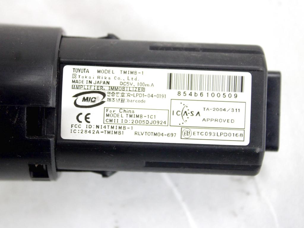 896110D010 COMANDO INTERRUTTORE ACCENSIONE SPEGNIMENTO START AND STOP TOYOTA YARIS 1.3 B 64KW 5M 5P (2006) RICAMBIO USATO 