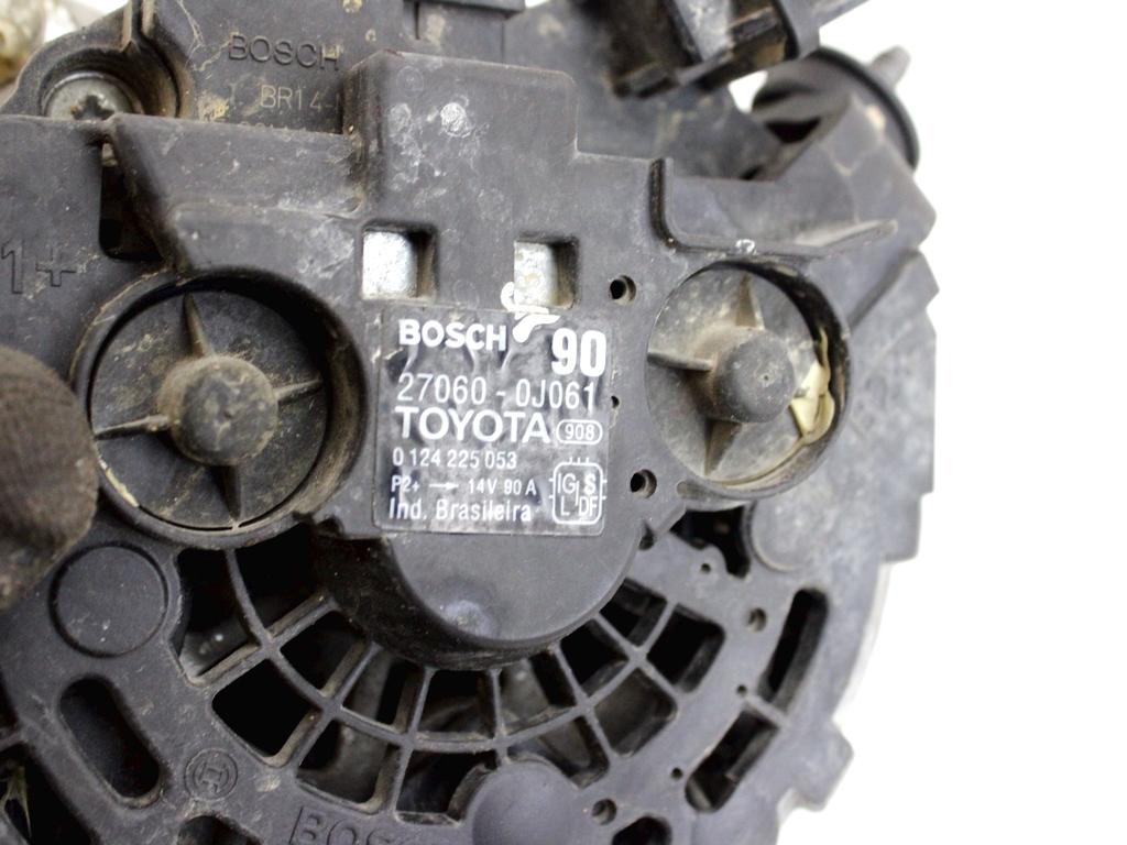 27060-0J061 ALTERNATORE TOYOTA YARIS 1.3 B 64KW 5M 5P (2006) RICAMBIO USATO