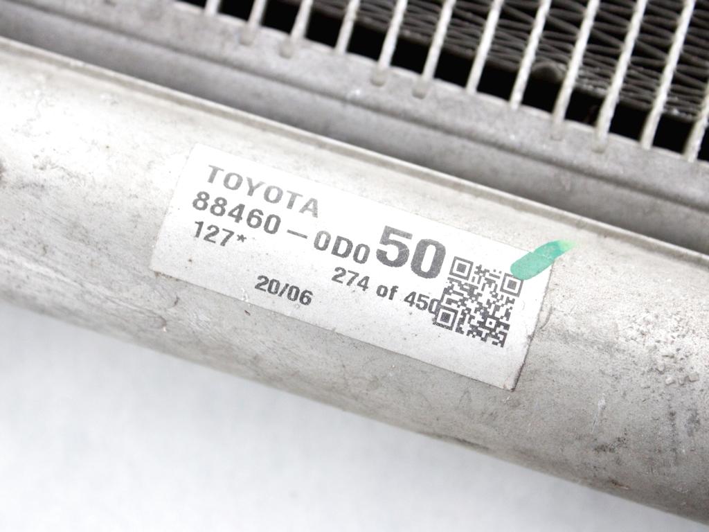 88460-0D050 CONDENSATORE RADIATORE CLIMATIZZATORE CLIMA A/C TOYOTA YARIS 1.3 B 64KW 5M 5P (2006) RICAMBIO USATO