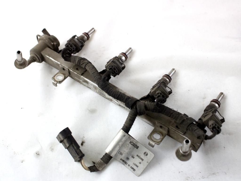 55209849 TUBO INIEZIONE CON SERIE INIETTORI BENZINA ALFA ROMEO MITO 1.4 B 114KW 6M 3P (2009) RICAMBIO USATO 55209504 0280151235