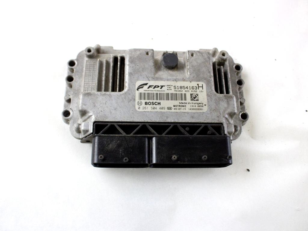 51854163 KIT ACCENSIONE AVVIAMENTO ALFA ROMEO MITO 1.4 B 114KW 6M 3P (2009) RICAMBIO USATO CON CENTRALINA MOTORE, BLOCCHETTI ACCENSIONE APERTURA CON CHIAVE 50515281 505167040