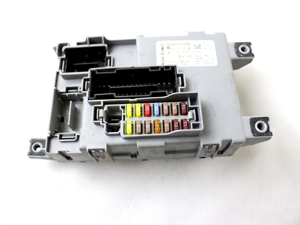 51854163 KIT ACCENSIONE AVVIAMENTO ALFA ROMEO MITO 1.4 B 114KW 6M 3P (2009) RICAMBIO USATO CON CENTRALINA MOTORE, BLOCCHETTI ACCENSIONE APERTURA CON CHIAVE 50515281 505167040