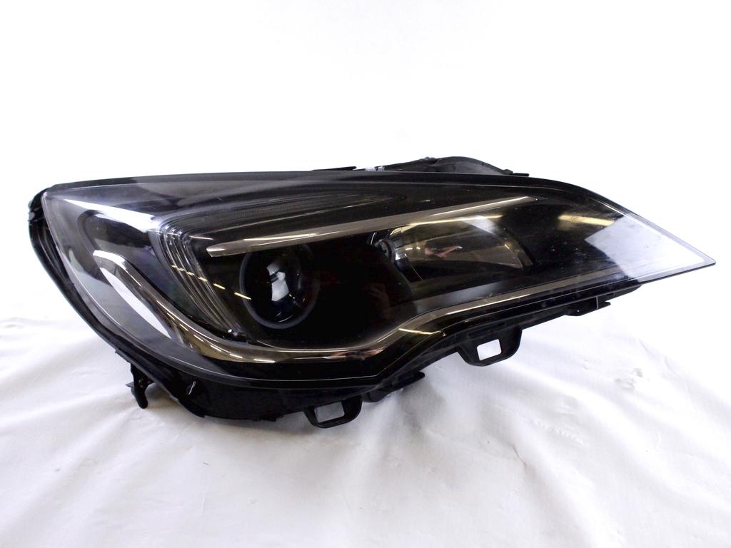 39047199 FARO FANALE ANTERIORE DESTRO LED OPEL ASTRA K SW 1.6 D 81KW 6M 5P (2016) RICAMBIO USATO GRAFFIATO