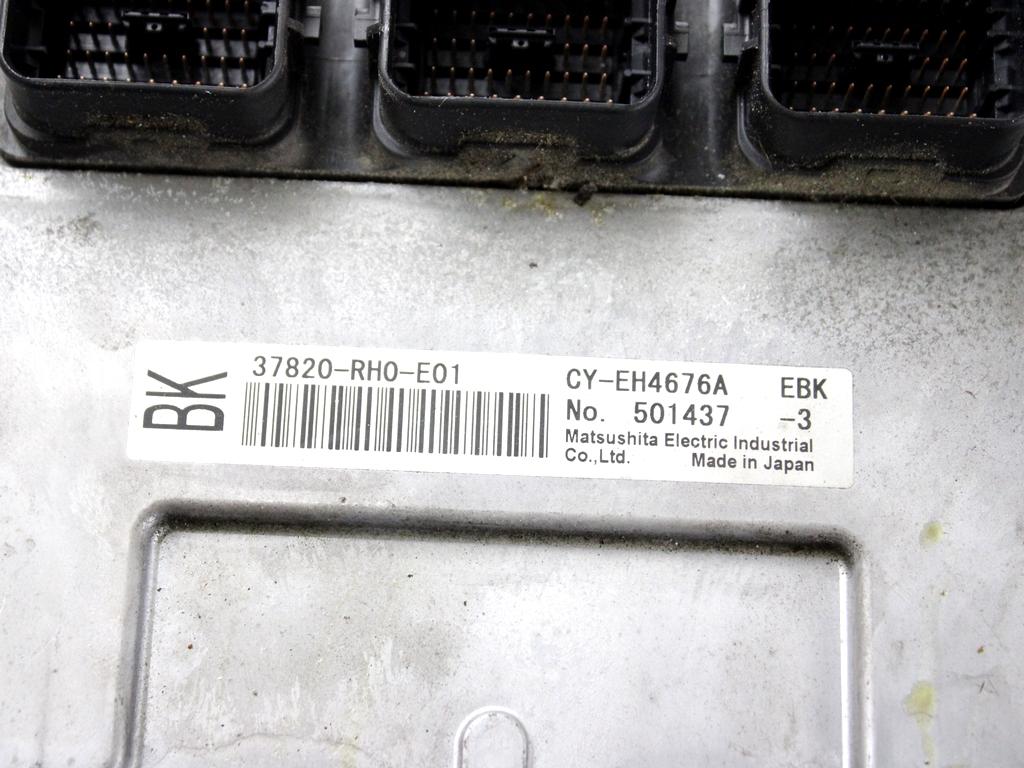37820-RH0-E01 KIT ACCENSIONE AVVIAMENTO HONDA FR-V 1.8 B 103KW 6M 5P (2007) RICAMBIO USATO CON CENTRALINA MOTORE, BLOCCHETTI ACCENSIONE APERTURA CON CHIAVE 39730-SLA 38650-SJD-G02 78100-SJD-G122