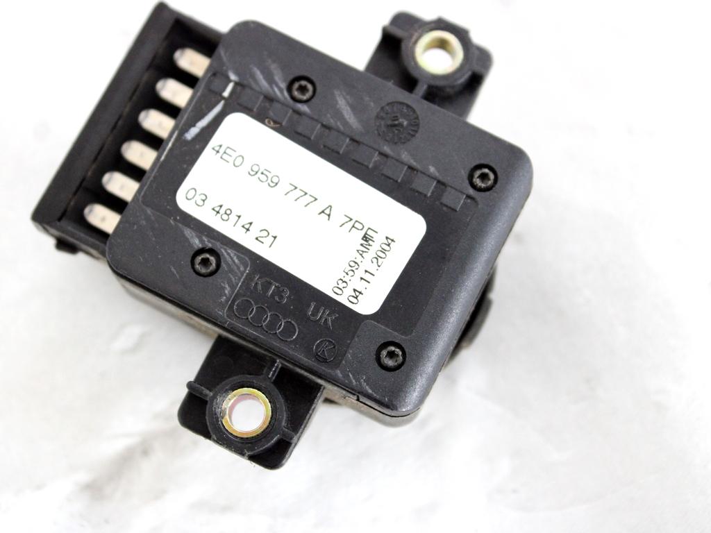 4E0959777A COMANDO REGOLAZIONE SEDILE ANTERIORE AUDI A8 3.0 D 171 KW 4X4 (2005) RICAMBIO USATO