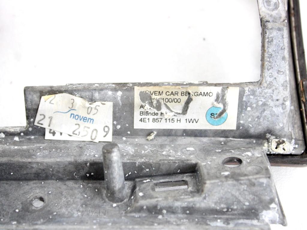 4E1857115H MASCHERINA RIVESTIMENTO QUADRO STRUMENTI CONTACHILOMETRI AUDI A8 3.0 D 171 KW 4X4 (2005) RICAMBIO USATO
